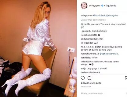 Miley Cyrus regresó a su estilo atrevido en Instagram - Amér