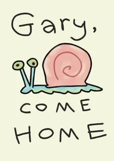 Gary, Come Home Poster Dibujos de bob esponja, Pósteres retr