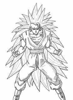 Full Body Dragon Ball Z Drawings In Pencil - Drawing of Goku
