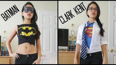 Last Minute Halloween Costumes Batman and Clark Kent - YouTu