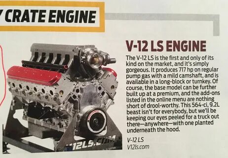 V12 LS Crate Engine!!! Chevy ls engine, Ls engine, Engineeri