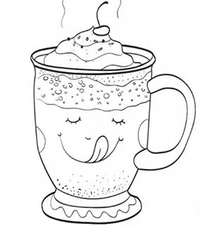 Hot Cocoa Coloring Pages - Best Coloring Pages For Kids