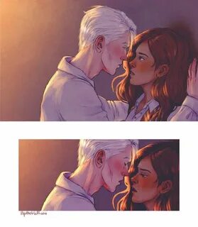 dramione fan art kiss Capas de livros harry potter, As crôni