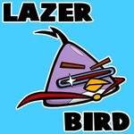 How to Draw Lazer Bird from Angry Birds Space with Easy Step