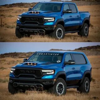 2021 Dodge Ramcharger TRX 2-Door Render Looks Like a Short-B