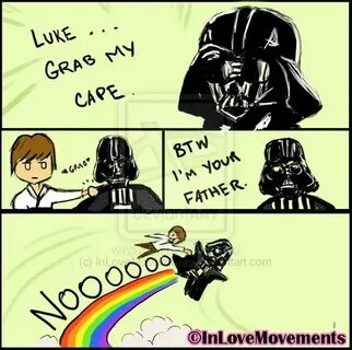 BTW I'm your father!! Star wars humor, Luke, Luke luke