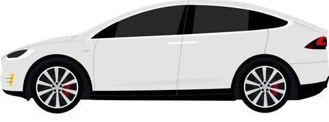 Clipart Cars Suv - Tesla Model X Clipart - Png Download - Fu