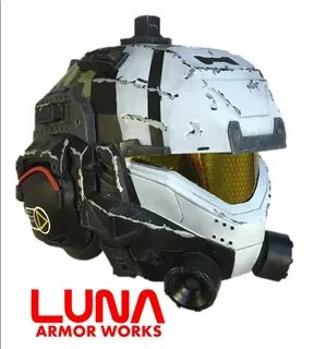 Titanfall 2 Pulse Pilot Helmet kit. Unpainted and trimmed Et