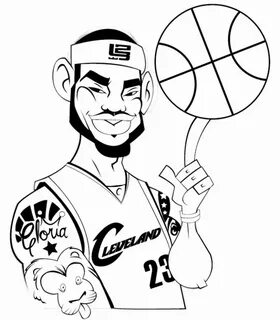 Lebron James Coloring Page Unique Lebron James Coloring Page