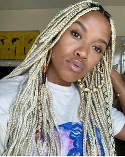 The Best 25 Black And Platinum Blonde Knotless Braids - Mari