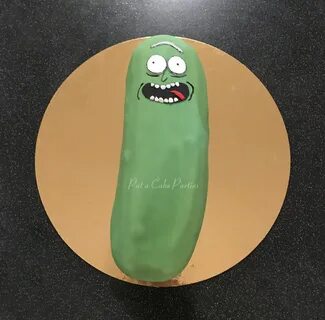 Pickle Rick This was my son's 16th birthday cake. I have t. 