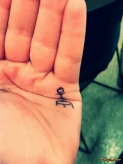 Hand Tattoo - Mind Blowing Trampoline Design