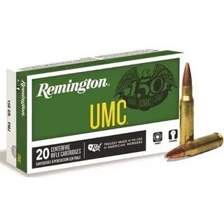 REMINGTON UMC 308 WINCHESTER AMMO 150 GRAIN FULL METAL JACKE