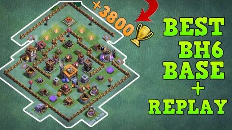 Builder Hall 6 Base / BH6 Builder Base w/Defensive Replay!! 