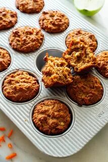 Apple & Carrot "Superhero" Muffins Recipe - Cookie and Kate 