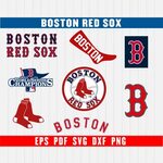 Vector Silhouette Boston Red Sox Logo