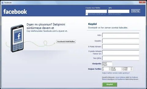 Facebook'da Hesap Açma - Facebook'a Kayıt Ol Ayrıntılı Anlat