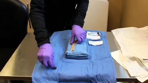 Sterile Tray Setup - YouTube