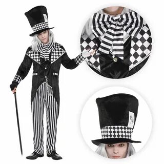 Clothes, Shoes & Accessories Adult Mens Dark Mad Hatter Tea 