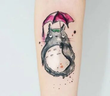 My Neighbor Totoro tattoo by Aleksandra Katsan Post 16934