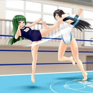 Anime Feet: Wrestling: Building No. 13