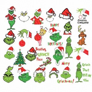 Free Svg Cut Files Grinch - Layered SVG Cut File - Best Free