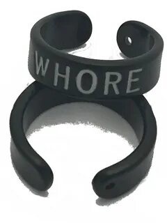 Whore Swinger Jewelry Lifestyle Alternative Intentions Black