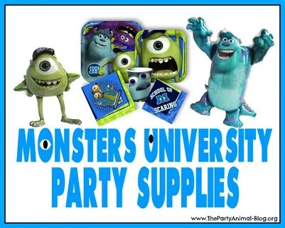 Monsters University Party Supplies.