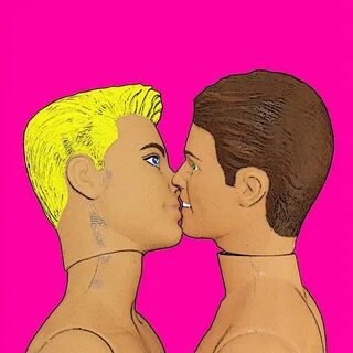 Hot Ken Kiss - What Would Barbie Say? New Media by Kirsty Ho