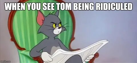 Tom Cat Reading a newspaper - Imgflip