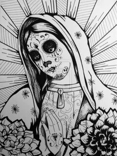Dia de los muertos virgin de guadalupe Nossa senhora de guad