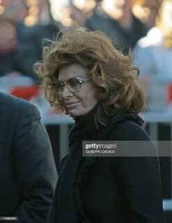 Italian actress Sophia Loren arrives at funeral of her late 