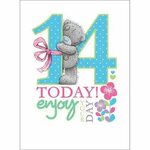 14th Birthday Me to You Bear Card (A01SS377) : Me to You Bea