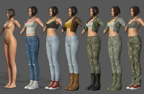 ArtStation - Female Character Customize Bundle Pack