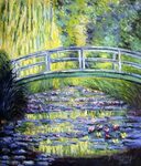 The Waterlily Pond With The Japanese Bridge Painting by Clau