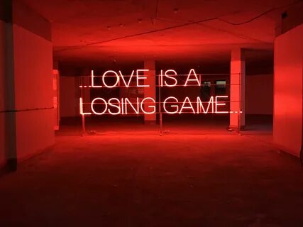 Edgy Red Neon Aesthetic Quotes - Gaby Serra