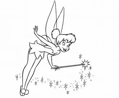 tinkerbell coloring pages dress - Clip Art Library