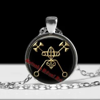 BELPHEGOR SIGIL Necklace Baal Peor Seal Occult Pendant Etsy