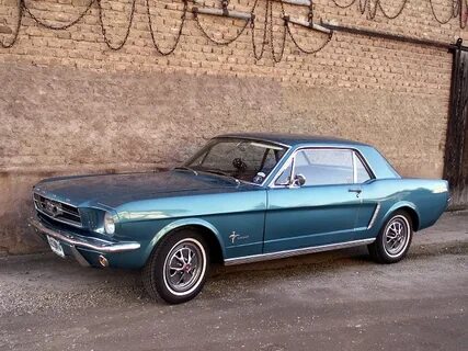 Twilight Turquoise Blue 1965 Ford Mustang T-5 Hardtop - Must
