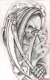 Grim Reaper Tattoo Designs - Tattoos Concept