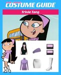 Trixie Tang Costume - DIY Cosplay w/ Wig, Lavender Turtlenec