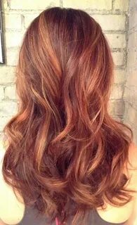 Natural Red balayage with rose gold accents....maybe this wi