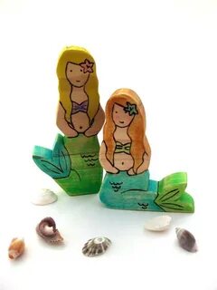 Mermaid wood toy Discovery kids toys, Discovery kids, Baby t