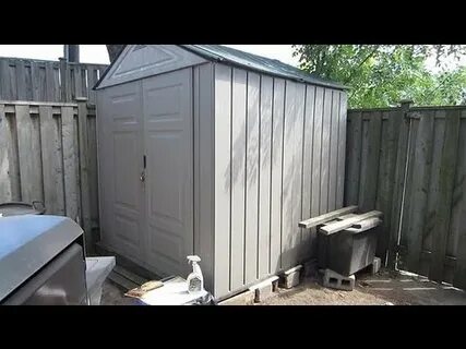 Rubbermaid Storage Shed - YouTube