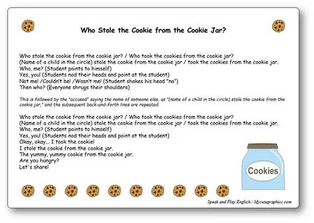 Who Stole the Cookie from the Cookie Jar Song - Lyrics