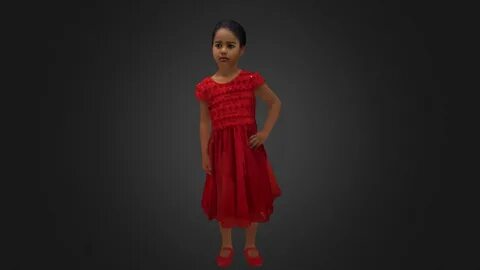 Little Girl - 3D model by 3D SPACE (@uscan360) 86b7da7