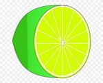 Lime Lemon Clip Art - Frutas De Color Verde Animadas - Free 