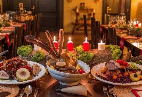 Royal dinner with game Luxury boutique hotel Château Amade S