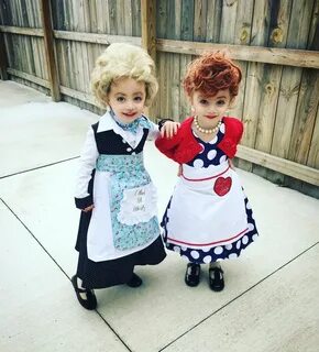 Lucy & Ethel. #halloween #twins #costume