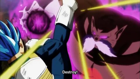 Vegeta uses final explosion against toppo : Dragon Ball Supe